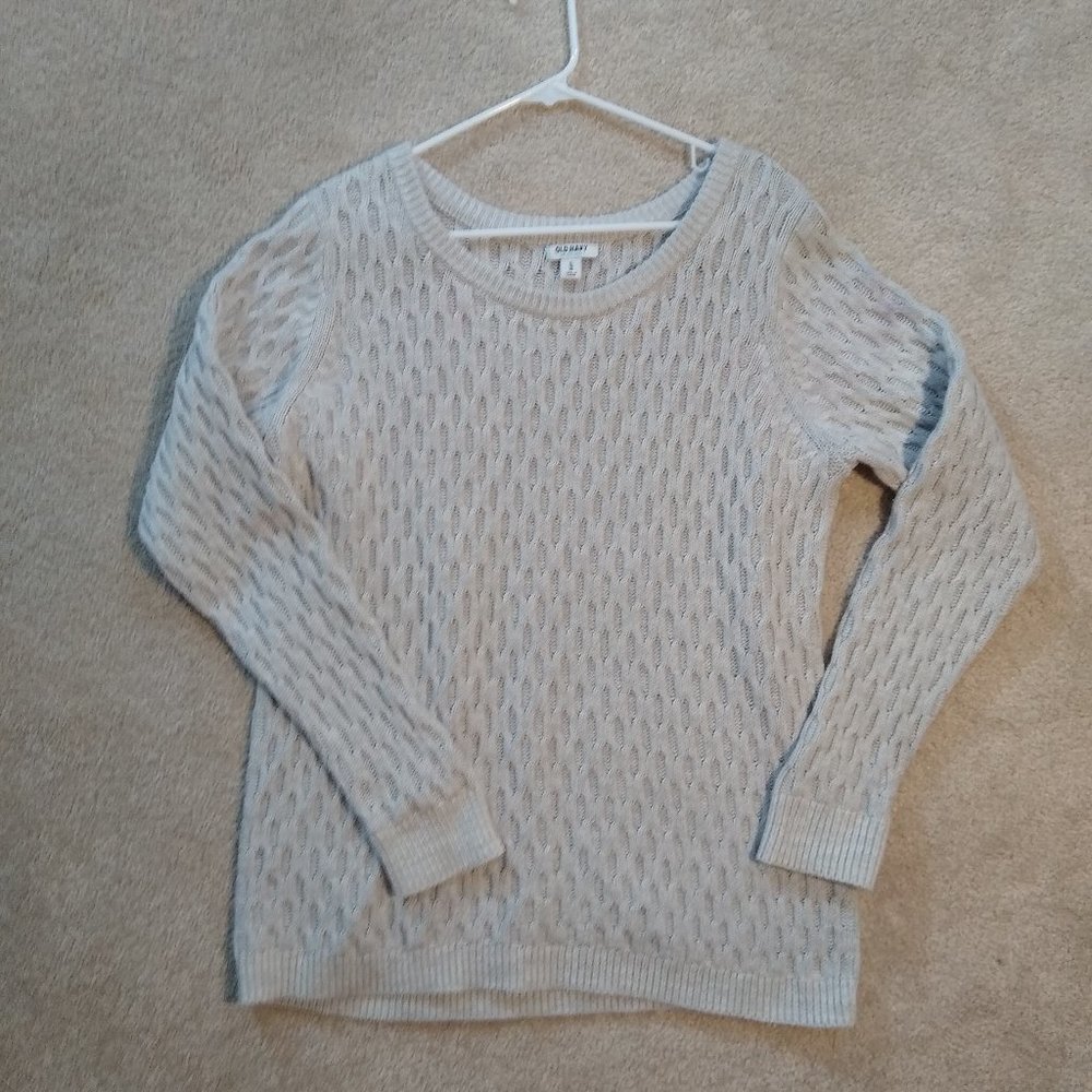 Womens Sweater Old Navy Grey Size XL